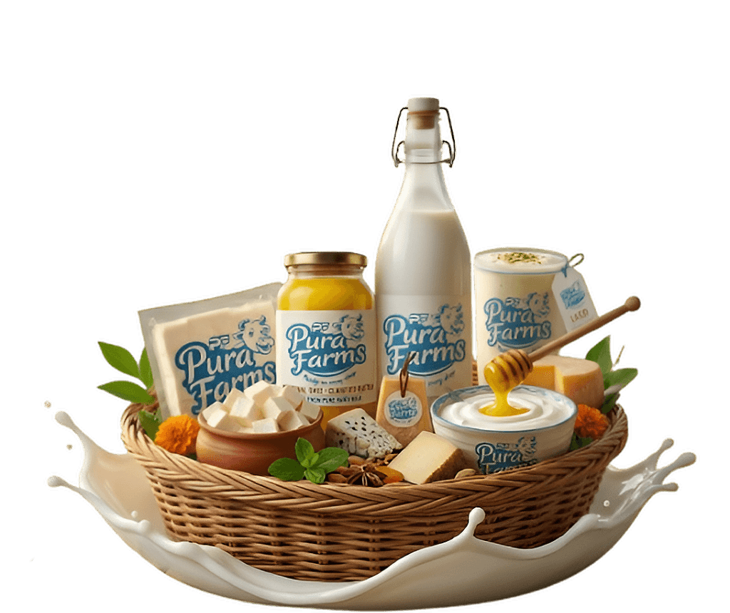 Pura Farms Fresh Dairy Basket
